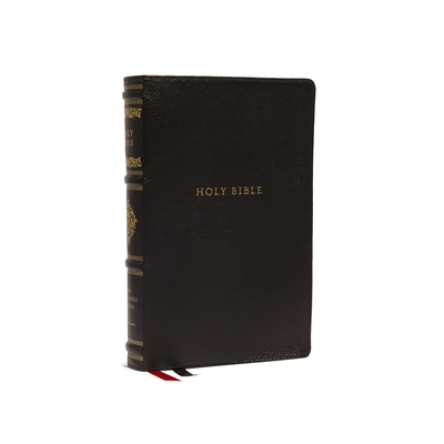 Nkjv, Personal Size Reference Bible, Sovereign Collection, Genuine Leather, Black, Red Letter, Comfort Print: Holy Bible, New King James Version - Thomas Nelson