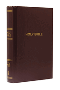NKJV, Pew Bible, Large Print, Hardcover, Burgundy, Red Letter, Comfort Print: Holy Bible, New King James Version