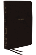NKJV, Reference Bible, Classic Verse-by-Verse, Center-Column, Leathersoft, Black, Red Letter, Thumb Indexed, Comfort Print: Holy Bible, New King James Version