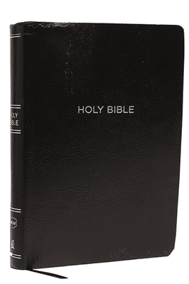 NKJV, Reference Bible, Super Giant Print, Leather-Look, Black, Red Letter Edition, Comfort Print - Thomas Nelson