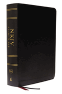 NKJV Study Bible, Leathersoft, Black, Full-Color, Thumb Indexed, Comfort Print: The Complete Resource for Studying God's Word
