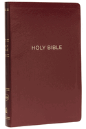 NKJV, Thinline Reference Bible, Leather-Look, Burgundy, Red Letter, Comfort Print: Holy Bible, New King James Version