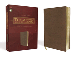 Nkjv, Thompson Chain-Reference Bible, Leathersoft, Brown, Red Letter