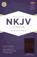 NKJV Ultrathin Reference Bible, Saddle Brown LeatherTouch Indexed