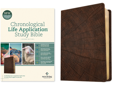 NLT Chronological Life Application Study Bible, Second Edition (Leatherlike, Heritage Oak Brown) - Tyndale (Creator), and Jews for Jesus (Contributions by)
