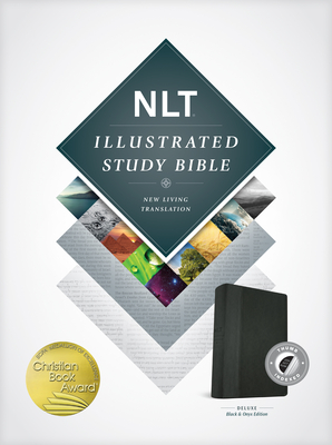 NLT Illustrated Study Bible Tutone Black/Onyx, Indexed - Tyndale