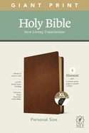 NLT Personal Size Giant Print Bible, Filament Enabled Edition (Red Letter, Genuine Leather, Black)