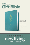 NLT Premium Gift Bible, Red Letter, LeatherLike, Teal