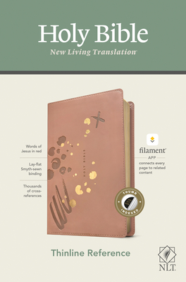 NLT Thinline Reference Bible, Filament Enabled Edition (Red Letter, Leatherlike, Pink, Indexed) - Tyndale (Creator)