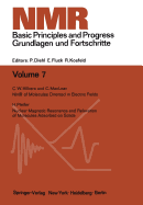 NMR Basic Principles and Progress / NMR Grundlagen Und Fortschritte