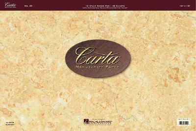 No. 27: Carta Score Paper - Hal Leonard Publishing Corporation (Creator)