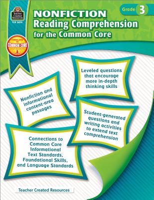 Nonfiction Reading Comprehension for the Common Core Grd 3 - Wolpert-Gawron, Heather