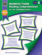 Nonfiction Reading Comprehension for the Common Core Grd 8