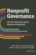 Nonprofit Governance: The Why, What, and How of Nonprofit Boardship - Tropman, John E, Dr., and Harvey, Thomas J