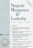 Nonprofit Management & Leadership, Volume 20, Number 1 - Lohmann, Roger a (Editor)