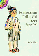 Northeastern Indian Girl Sticker Paper Doll