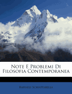 Note E Problemi Di Filosofia Contemporanea