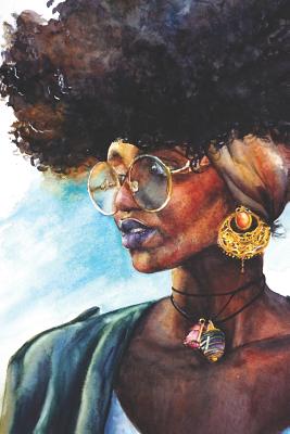 Notebook: Beautiful Handmade Watercolor Portrait of an African American Woman Pretty Blank Lined Notebook with Watercolor Art Design Artistic College Ruled Composition Journal to Write in Perfect for Taking Notes, Journaling or even Doodling - Art Notebooks, Gladwell