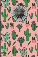 Notebook: "cactus - 120+ Pages, Dot Grid (Dotted), 6x9 Inch, Soft Cover, Table of Contents - Perfect as Journal, Composition Book, Drawing Book, Coloring Book, Exercise Book, Writing Pad, Note Book, Diary, Memo or Sketch Book