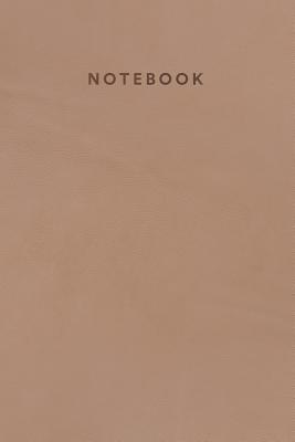 Notebook: Elegant Beige Nude Teal Leather Look Journal for Men and Women &#9733; Office Notes &#9733;school Supplies &#9733; Personal Diary 6 X 9 - A5 Notebook 130 Pages Workbook - Paper Juice