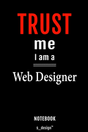 Notebook for Web Designers / Web Designer: awesome handy Note Book [120 blank lined ruled pages]