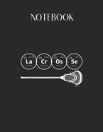 Notebook: Lacrosse Periodic Table Of Elements Chemistry Gif Lovely Composition Notes Notebook for Work Marble Size College Rule Lined for Student Journal 110 Pages of 8.5"x11" Efficient Way to Use Method Note Taking System