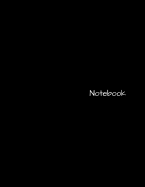 Notebook: Large Black Composition Notebook