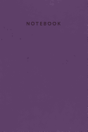 Notebook: Pretty Purple Leather Look Journal for Men and Women &#9733; Office Notes &#9733;school Supplies &#9733; Personal Diary 6 X 9 - A5 Notebook 130 Pages Workbook