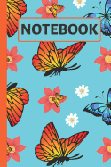 Notebook: Small Lined Butterfly Journal to Write in