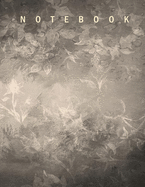 Notebook: Wide Ruled - 8.5 x 11 Inches - 100 Pages - Gothic Gray