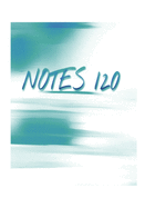 Notes 120: (7 x 10) Notebook