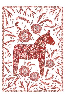 Notes: A Blank Lined Journal with Swedish Dala Horse Cover Art - Squirrell, Nic