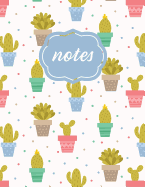 Notes: Cactus Notebook - Letter-Sized