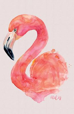 Notes: Watercolour Flamingo Notebook 100+ Lined Pages A5 Ruled Journal Pink Composition Book for Writing and Journalling - Books, Just Plan