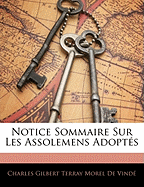 Notice Sommaire Sur Les Assolemens Adopt?s