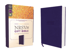 Nrsvue, Gift Bible, Leathersoft, Blue, Comfort Print