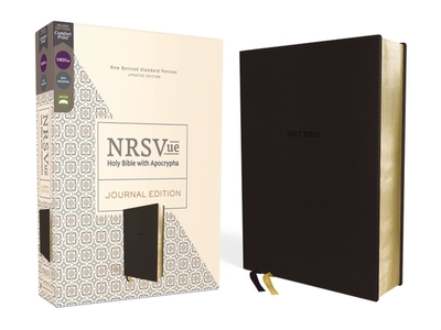 Nrsvue, Holy Bible with Apocrypha, Journal Edition, Leathersoft, Black, Comfort Print - Zondervan