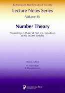 Number Theory: Proceedings in Honor of Prof. T.C. Vasudevan on his Sixtieth Birthday