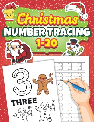 Number Tracing 1-20: Learn to Write Numbers with this Handwriting Practice Book for Kids 3-5 Preschool Kindergarten Activities Christmas Gifts for Toddlers - Press, Kindrell Land
