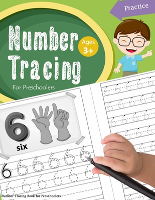 Number Tracing Book for Preschoolers: Number tracing books for kids ages 3-5, Number tracing workbook, Number Writing Practice Book, Number Tracing Book. Learning the easy Maths for kids - Handwriting Workbook