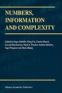 Numbers, Information and Complexity