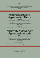 Numerische Methoden Der Approximationstheorie / Numerical Methods of Approximation Theory: Vortragsauszuge Der Tagung Uber Numerische Methoden Der Approximationstheorie Vom 18.-24. Marz 1979 Im Mathematischen Forschungsinstitut Oberwolfach, Schwarzwald...