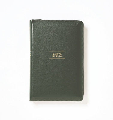 Nvi, Santa Biblia, Revisin 2022, Ultrafina, Tamao Compacto, Piel Reciclada, Verde, Con Cierre, Palabras de Jess En Rojo, Comfort Print - Nueva Versin Internacional, and Vida