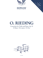 O. Rieding: Concertino for Violin and Piano in D Major, Op. 25 Book/Online Audio