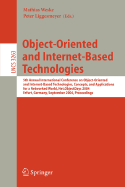 Object-Oriented and Internet-Based Technologies: 5th Annual International Conference on Object-Oriented and Internet-Based Technologies, Concepts, and Applications for a Networked World, Net.Objectdays 2004 Erfurt, Germany, September 27-30, 2004...