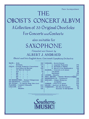 Oboist's Concert Album: Oboe - Andraud, Albert J