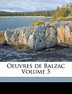 Oeuvres de Balzac Volume 5