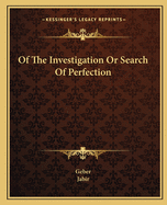 Of the Investigation or Search of Perfection