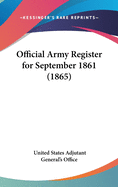 Official Army Register for September 1861 (1865)