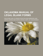 Oklahoma Manual of Legal Blank Forms